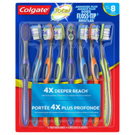 Colgate Floss Tip Toothbrush 8PK | Fairdinks