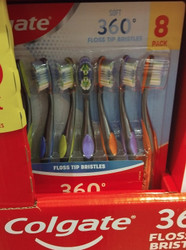 Colgate Floss Tip Toothbrush 8PK | Fairdinks