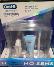 Oral-B 3D White Emulsions Kit + LED Light 18g + Applicator | Fairdinks