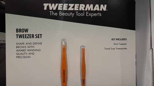 Tweezerman Brow Tweezer Set 2 Pack | Fairdinks