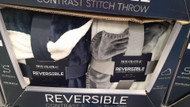 Mon Chateau Reversible Stitch Throw Size: 152CM x 177CM | Fairdinks