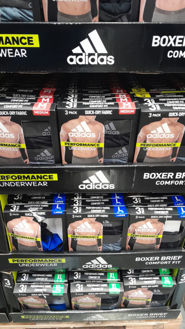Adidas Men's Boxer Brief 3 Pack AU Sizes: S-XL | Fairdinks