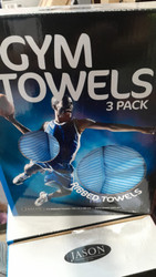 Jason Microfibre Gym Towels 3 Pack Blue | Fairdinks