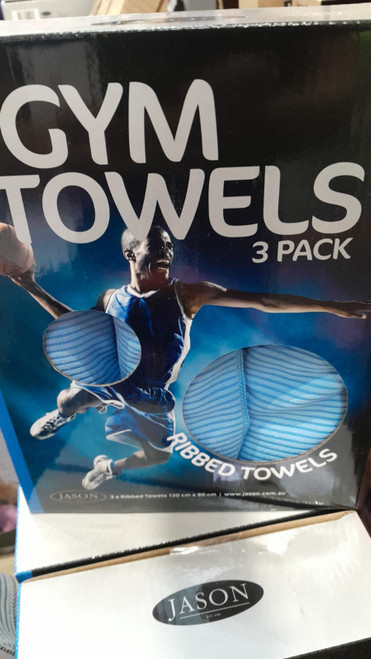 Jason Microfibre Gym Towels 3 Pack Blue | Fairdinks