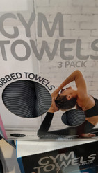 Jason Microfibre Gym Towels 3 Pack Grey | Fairdinks