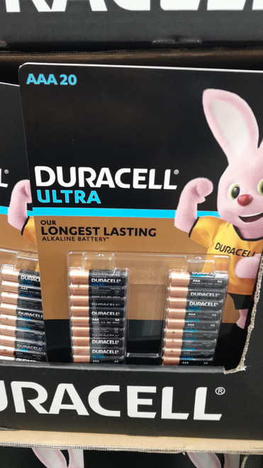 Duracell Ultra Alkaline Batteries AAA 20 Pack | Fairdinks