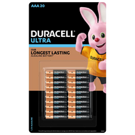 Duracell Ultra Alkaline Batteries AAA 20 Pack | Fairdinks