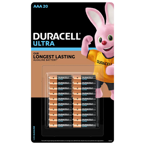 Duracell Ultra Alkaline Batteries AAA 20 Pack | Fairdinks