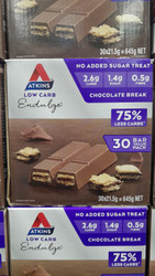 Atkins Endulge Chocolate Break 30 Bar x 21.5G Value Pack | Fairdinks