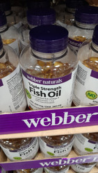 Webber Naturals Triple Strength Fish Oil - 120 Count | Fairdinks