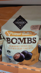 Hugos Milk Chocolate Peanut Butter Bombs 500G | Fairdinks
