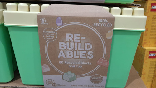 Rebuildables Blocks and Tub Set 80 Pieces | Fairdinks
