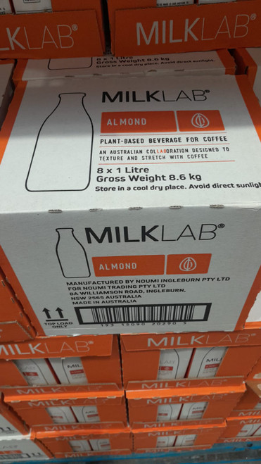 Milk Lab Almond Barista Milk 8x1L | Fairdinks