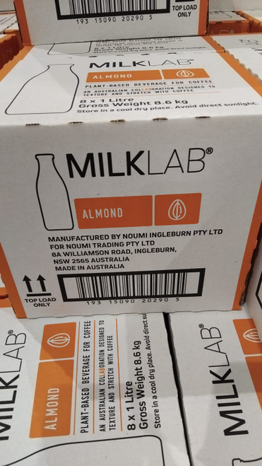 Milk Lab Almond Barista Milk 8x1L | Fairdinks