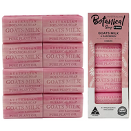 Australian Botanical Soap 200G x 8 Count - Goats Milk & Rasperry | Fairdinks