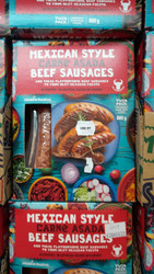 Creative Food Co. Carne Asada Beef Sausages 800G | Fairdinks