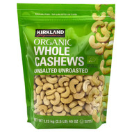 Kirkland Signature Organic Cashews Bag, 1.13kg | Fairdinks