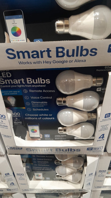 Feit Smart Bulb 4 Pack (Base Type B22) | Fairdinks