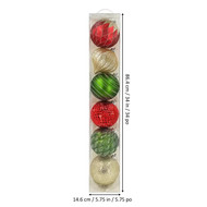 Shatter Resistant Ornaments 150MM 6 Pack - Red | Fairdinks