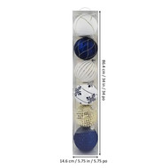 Shatter Resistant Ornaments 150MM 6 Pack - Blue | Fairdinks
