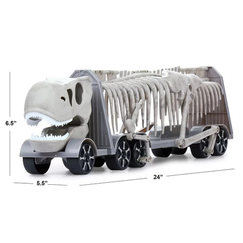 Kid Galaxy Dinosaur Transporter With 4 Dinos - White | Fairdinks
