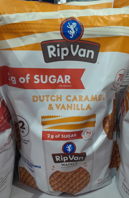 Rip Van Low Sugar Mini Stroopwafels 32 Pack | Fairdinks