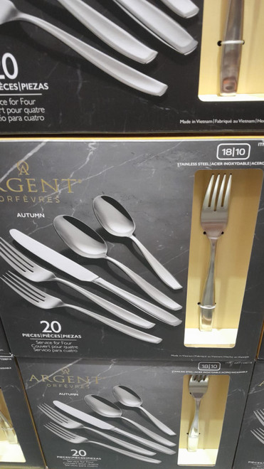 Argent Orfevres Autumn 18/10 SS Flatware 20 Piece Set | Fairdinks