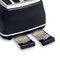 Delonghi CTO4003 Icona Classic 4 Slice Toaster - Black | Fairdinks