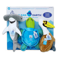 Spunky Pup Clean Earth Plush Toys 3 Pack | Fairdinks