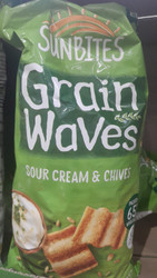 Sunbites Grain Waves Sour Cream & Chives 500G | Fairdinks