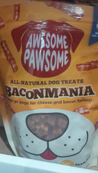 Awesome Pawsome Bacon Mania Dog Treats 500G | Fairdinks