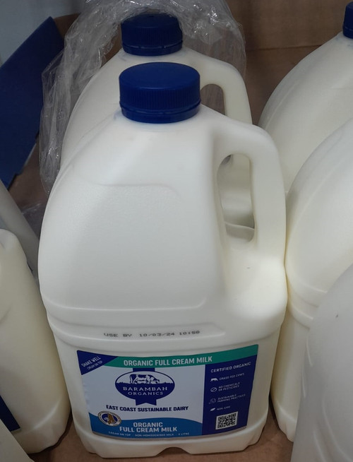 Barambah Organics Organic Milk 3L | Fairdinks