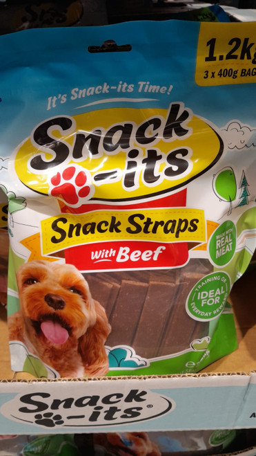 Snack-its Snack Straps With Beef 1.2KG | Fairdinks