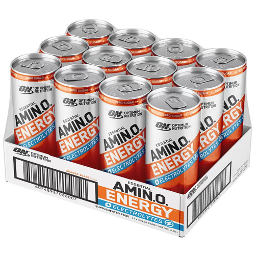 Optimum Nutrition Amino Energy Sparkling Orange Blast 12 x 355ML | Fairdinks