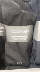 Calvin Klein Men's Dress Sock 6PK Sizes: 7-11 | Fairdinks