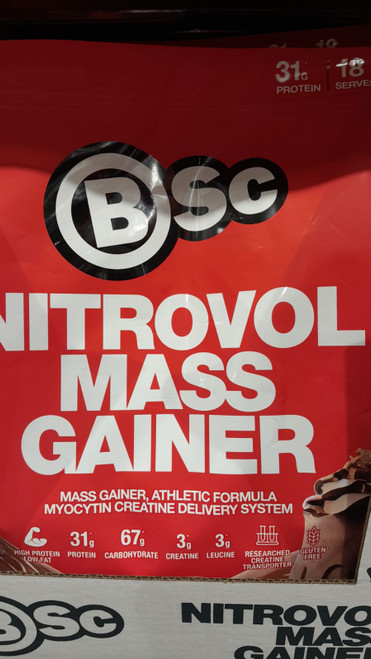 BSC Nitrovol Mass Gainer 2.2KG - Chocolate | Fairdinks