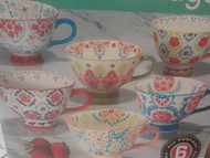 All Purpose Porcelain Mugs Set of 6