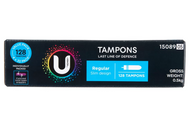 U By Kotex Regular Tampons 128 Pack | Fairdinks
