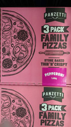 Panzetti Family Pepperoni Pizza 3x480G - 1.44KG | Fairdinks