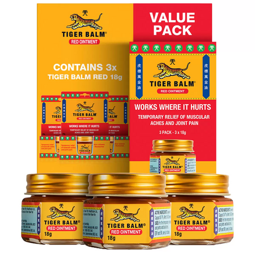 Tiger Balm Red Ointment 3 x 18G | Fairdinks