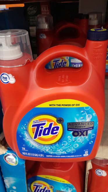 Tide Oxi Advanced Power Laundry Liquid 4.28L (78 Loads) | Fairdinks