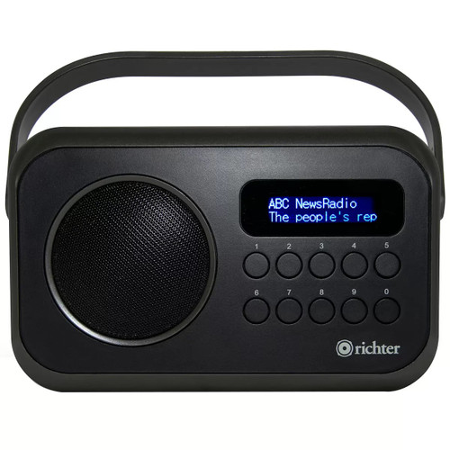 Richter Portable Dab + FM/AM Radio RR28DABAMBLK | Fairdinks