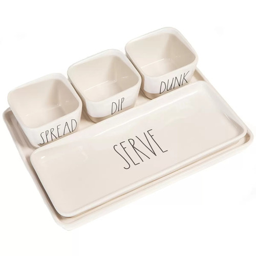 Rae Dunn Serving Set 5 Piece | Fairdinks