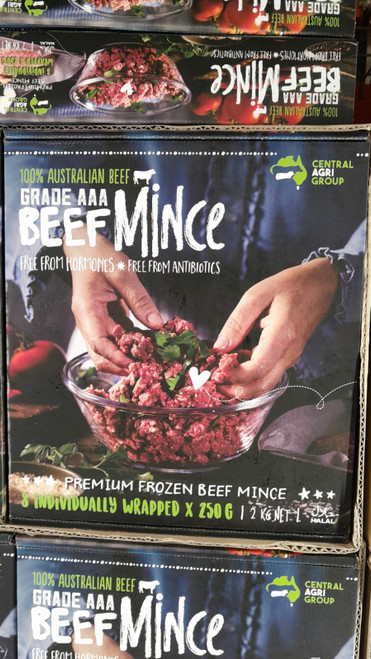 Central Agri Frozen Beef Mince 8 x 250GR | Fairdinks