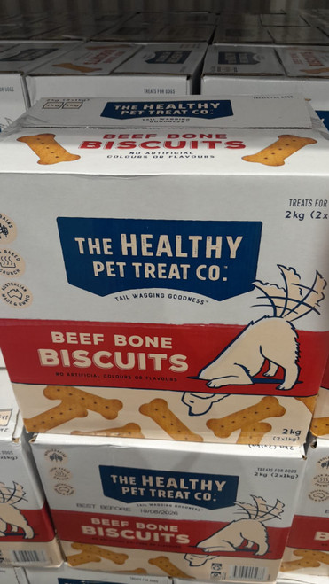 Healthy Pet Treat Beef Bone Biscuits 2KG | Fairdinks