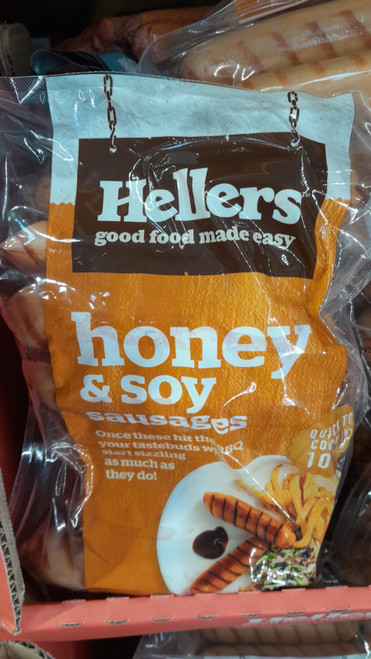 Hellers Honey & Soy Sausages 1.8KG | Fairdinks