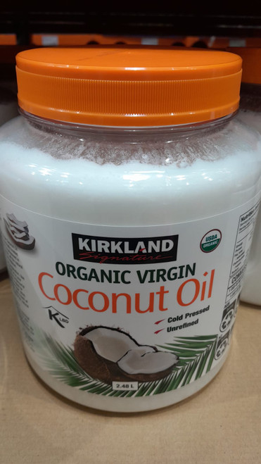 Kirkland Signature Organic Virgin Coconut Oil 2.48L | Fairdinks