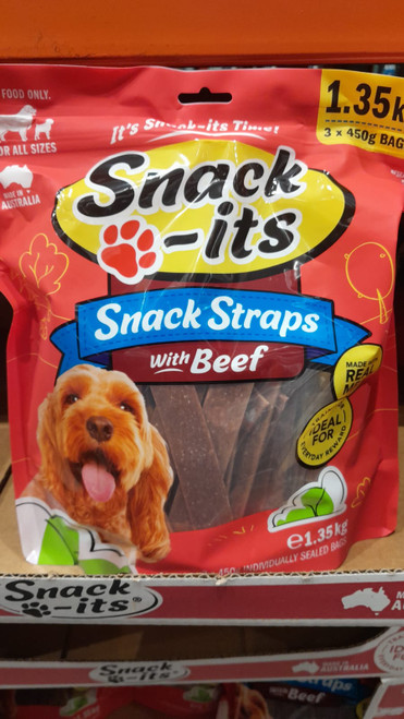 Snack-its Beef Straps 1.35KG | Fairdinks