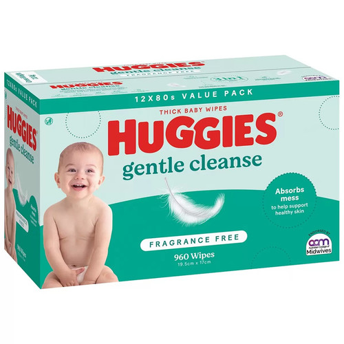 Huggies Baby Wipes Fragrance Free 960CT | Fairdinks