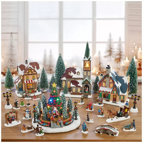 Natures Mark Christmas Village 30 Piece | Fairdinks